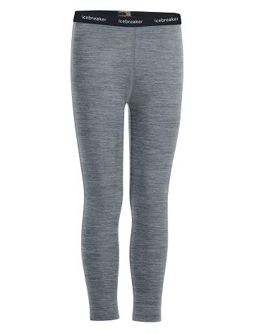 Dětské Legíny Icebreaker Merino 200 Oasis Thermal Šedé | CZ 1013JPQJ